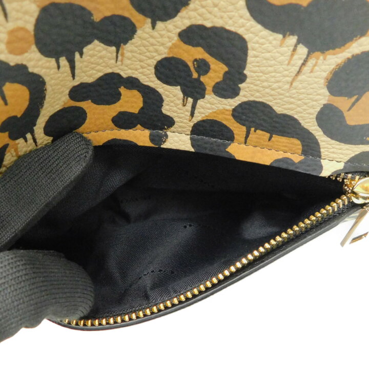 楽天市場】COACH コーチ レオパード柄 2WAYショルダーバッグ ベージュ 