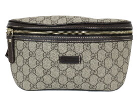 【布袋あり】GUCCI　グッチ　ボディバッグ　233269　ウエストバッグ　ブラウン系　GGスプリームキャンバス　シンプル　レディース　メンズ　ユニセックス　ギフト　プレゼント包装可【中古】松前R56号店