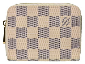 【箱・布袋有り】LOUIS VUITTON　ルイヴィトン　ジッピーコインパース　N63069　ダミエアズール　アイボリー系　小銭入れ　コインケース　メンズ　レディース　ユニセックス　人気　定番　ギフト　プレゼント包装可　【中古】　松山久万ノ台店