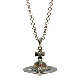 【布袋付】Vivienne Westwood ヴィヴィアンウエストウッド スモールオーブネックレス 全長約77cm レディース ブランド アクセサリー ジュエリー 小物 ペンダント 人気 大きい【中古】松前R56号店