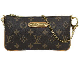 LOUIS VUITTON　ルイヴィトン　ポシェット・ミラMM　M60094　アクセサリーポーチ　小物入れ　モノグラム　ブラウン　レディース　ギフト　プレゼント包装可【中古】松前R56号店
