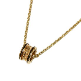【箱・ギャラあり】BVLGARI ブルガリ ビー・ゼロワン ロック ネックレス 358350 750 K18YG ブラックセラミック イエローゴールド S7NKVH 24.3g 全長60cm レディース メンズ ウィメンズ ブランド アクセサリー ジュエリー シンプル 定番 ペンダント【中古】松前R56号店