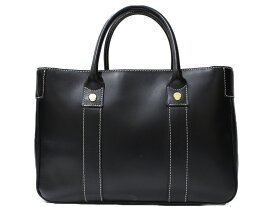 Samantha Thavasa　サマンサタバサ　トートバッグ　ブラック　ハンドバッグ　レザー　レディース　ウィメンズ　シンプル　人気　ギフト　プレゼント包装可【中古】松前R56号店