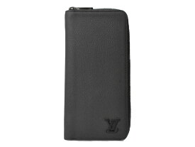 【箱・布袋有り】LOUIS VUITTON　ルイヴィト　ジッピーウォレットヴェルティカル　M81743　LVアエログラム　ノワール　ブラック　長財布　ロングウォレット　シンプル　スマート　メンズ　人気　定番　ギフト　プレゼント包装可　【中古】　松山久万ノ台店