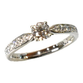 【箱・証明書あり】TIFFANY＆Co.　ティファニーアンドコー　ハーモニーダイヤモンドリング　Pt950　プラチナ　レディース　6.5号　3.1g　0.29ct　指輪　シンプル　定番　人気　ギフト　プレゼント包装可　【中古】　松山久万ノ台店