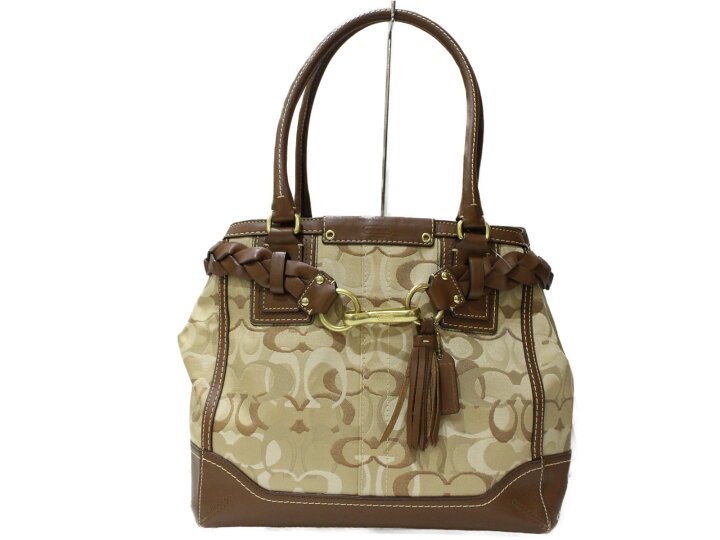 楽天市場】COACH コーチ オプティックシグネチャーハンドバッグ 10789 
