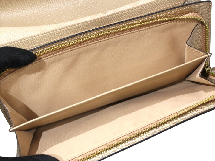 楽天市場】COACH コーチ スリムエンベロープウォレット シャンパン 
