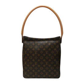 LOUIS VUITTON　ルイヴィトン　ルーピングGM　M51145　モノグラム　ブラウン系　ショルダーバッグ　レディース　ギフト　プレゼント包装可【中古】松山朝生田店