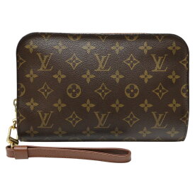 【布袋付】LOUIS VUITTON　ルイ・ヴィトン　オルセー　M51790　モノグラム　ブラウン　セカンドバッグ　バッグ　メンズ　ギフト　プレゼント包装可【中古】松山朝生田店
