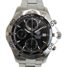 TAGHeuer　タグ・ホイヤー　アクアレーサー　CAF2110.BA0809　自動巻き　デイト　クロノグラフ　SS　ブラック　メンズ　腕時計　ウォッチ　ギフト　プレゼント包装可【中古】松前R56号店