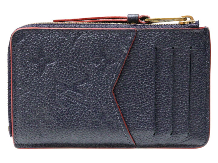 SSランク】ヴィトン ポルトカルト レクトヴェルソM69420 ネイビー 楽天  