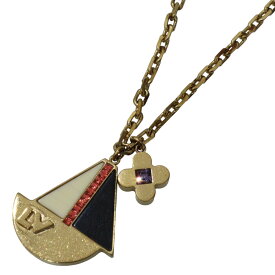 LOUIS VUITTON　ルイ・ヴィトン　パンダンティフ・フロートユアボート　M66608　ゴールド　マルチカラー　ネックレス　ペンダント　ジュエリー　アクセサリー　レディース　ユニセックス　ギフト　プレゼント包装可【中古】松前R56号店