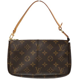 LOUIS VUITTON　ルイ・ヴィトン　ポシェット・アクセソワール　M51980　モノグラム・キャンバス　ブラウン　ハンドバッグ　アクセサリーポーチ　ウィメンズ　レディース　定番　人気　ギフト　プレゼント包装可【中古】松山朝生田店