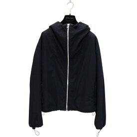 【ハンガーあり】BOTTEGA VENETA　ボッテガヴェネタ　ジャンパー　ジャケット　アウター　Sサイズ　ネイビー系　コットン100％　シルバー金具　ファッション　秋冬　メンズ　お洒落　人気　シンプル　プレゼント包装　ギフト【中古】松前R56号店