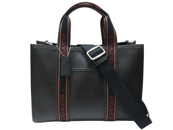 楽天市場】COACH コーチ スミストート ブラック レザー 2WAY トート 