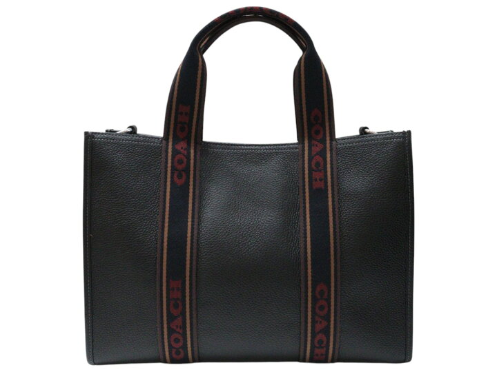 楽天市場】COACH コーチ スミストート ブラック レザー 2WAY トート 