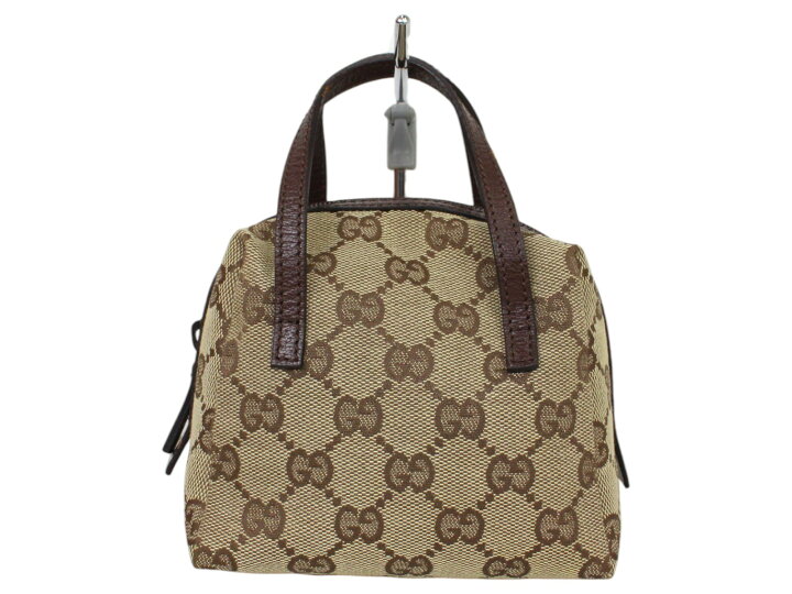 楽天市場】GUCCI グッチ GGキャンバスミニバッグ 124541 ブラウン系 
