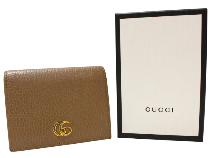 楽天市場】【箱あり】GUCCI グッチ ダブルGミニウォレット 456126 2 