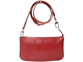 LOUIS VUITTON　ルイ・ヴィトン　ポシェット・アクセソワール　エピ・レザー　レッド　赤　ショルダーバッグ　斜め掛け　ミニバッグ　ポーチ　小さめ　軽量　ウィメンズ　レディース　ギフト　プレゼント包装可【中古】松前R56号店