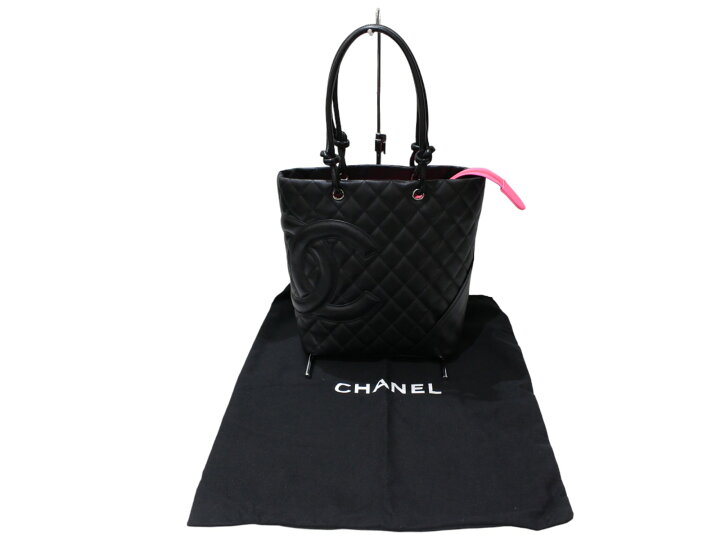 楽天市場】【布袋あり】CHANEL シャネル カンボンライントートバッグ 