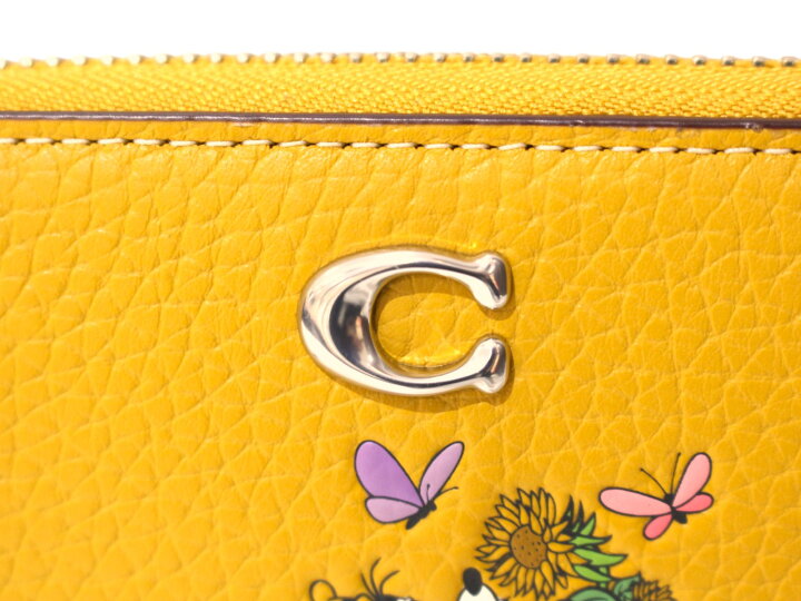楽天市場】COACH コーチ CH498 ディズニー/グーフィー アコーディオン  
