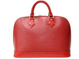 【布袋あり】LOUIS VUITTON　ルイ・ヴィトン　アルマPM　M40490　レッド　ハンドバッグ　エピ　レザー　カデナ　ゴールド金具　ギフト　プレゼント包装可【中古】松山朝生田店