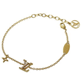 LOUIS VUITTON　ルイ・ヴィトン　ブレスレット・LV アイコニック　M00587　ゴールド　TE2283　アクセサリー　小物　レディース　ウィメンズ　ユニセックス　定番　人気　ギフト　プレゼント包装可【中古】松前R56号店