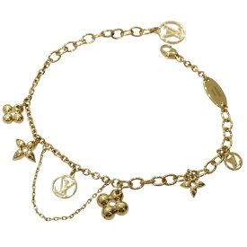 LOUIS VUITTON　ルイ・ヴィトン　ブラスレ・ブルーミング　M64858　ゴールド　OB0290　アクセサリー　小物　レディース　ウィメンズ　ユニセックス　定番　人気　ギフト　プレゼント包装可【中古】松前R56号店