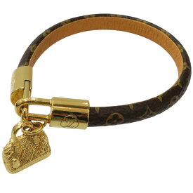LOUIS VUITTON　ルイ・ヴィトン　ブラスレ・アルマ　M6220F　モノグラム　ブラウン　ゴールド　BC5109　アクセサリー　小物　レディース　ウィメンズ　ユニセックス　定番　人気　ギフト　プレゼント包装可【中古】松前R56号店