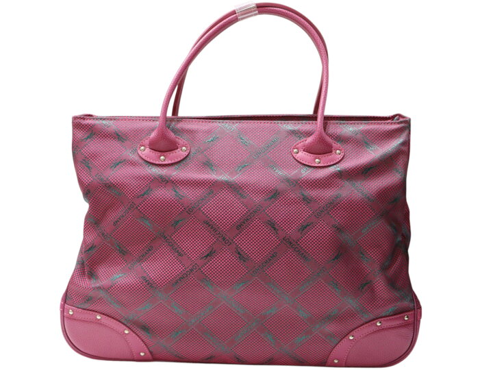 楽天市場】LONGCHAMP ロンシャン ロゴプリントトートバッグ ピンク 