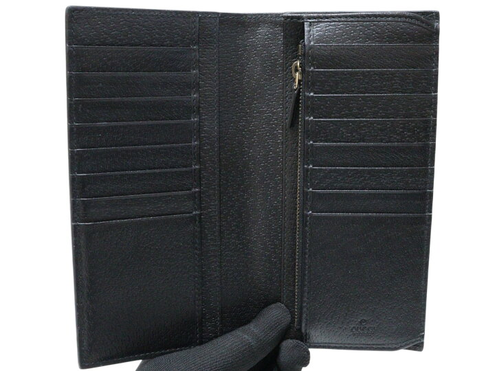 楽天市場】GUCCI グッチ ダブルGロングウォレット 795166 レザー  