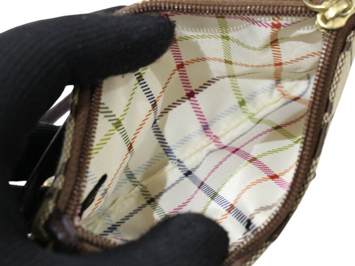 楽天市場】COACH コーチ ポーチ シグネチャー ブラウン系 小物入れ 