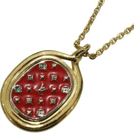 LOUIS VUITTON　ルイ・ヴィトン　コリエ・レイディ ラッキー　M64713　ゴールドカラー　45cm　ペンダント　アクセサリー　ジュエリー　レディース　人気　ギフト　プレゼント包装可【中古】松前R56号店