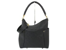 LOUIS VUITTON　ルイ・ヴィトン　バガテル　M50072　モノグラム・アンプラント　ブラック　レザー　2WAYバッグ　ハンドバッグ　ショルダーバッグ　肩掛け　レディース　ウィメンズ　ユニセックス　定番　人気　ギフト　プレゼント包装可【中古】松前R56号店