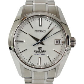 【オーバーホール・ポリッシュ済】Grand Seiko　グランドセイコー　メカニカル　ハイビート36000　SBGH001　自動巻き　デイト　SS　ホワイト　メンズ　腕時計　ウォッチ　プレゼント包装　ギフト【中古】松前R56号店