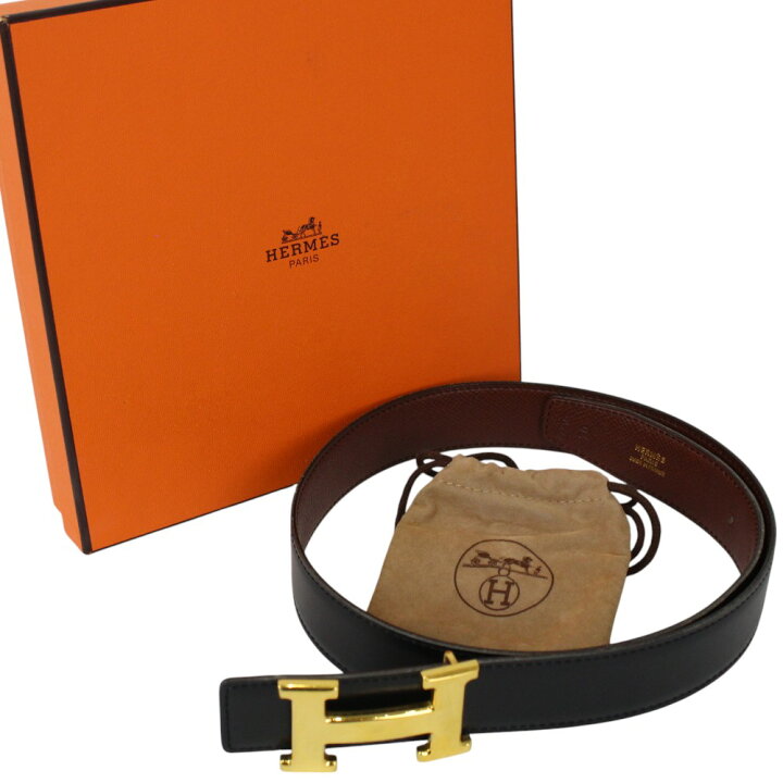 楽天市場】【箱・布袋あり】HERMES エルメス Hベルト コンスタンス 〇Z  
