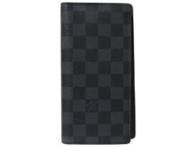 【箱あり】LOUIS VUITTON　ルイ・ヴィトン　ポルトフォイユ・ブラザ　N62665　IC　ダミエ・グラフィット　ブラック系　メンズ　ウィメンズ　ウォレット　2つ折り長財布　定番　人気　ギフト　プレゼント包装可【中古】松前R56号店