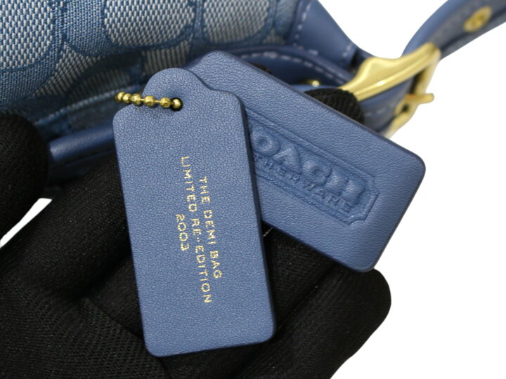 楽天市場】【布袋あり】COACH コーチ デミバッグシグネチャー・ジャ 