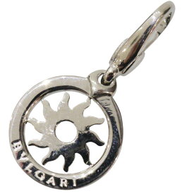 BVLGARI　ブルガリ　トンドサンネックレストップ　K18WG　750　チャーム　ペンダント　太陽　メンズ　レディース　ウィメンズ　アクセサリー　ブランドジュエリー　シンプル　プレゼント包装　ギフト【中古】松前R56号店