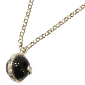 【箱・布袋あり】GUCCI　グッチ　オニキスボールネックレス　約45cm　Ag925　シルバー　ブラック　アクセサリー　ブランドジュエリー　おしゃれ　メンズ　ウィメンズ　プレゼント包装　人気　ギフト【中古】松前R56号店