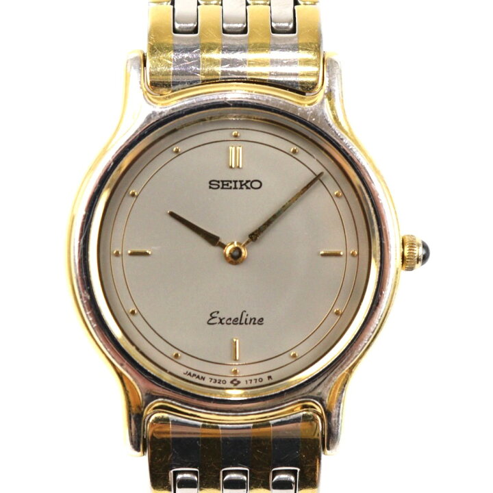 楽天市場】【電池交換済み】SEIKO セイコー エクセリーヌ 7320-0350  