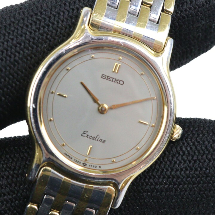 楽天市場】【電池交換済み】SEIKO セイコー エクセリーヌ 7320-0350  