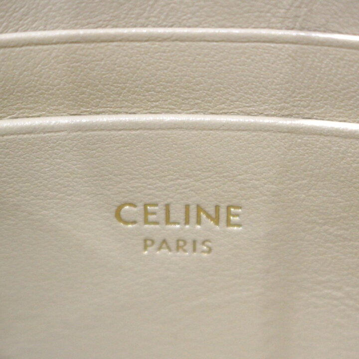 楽天市場】CELINE セリーヌ Cチャームキルティングカードケース レザー  