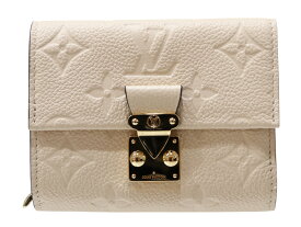 【箱・布袋あり】LOUIS VUITTON　ルイ・ヴィトン　ポルトフォイユ・メティスコンパクト　M81071　IC　モノグラム・アンプラント　レザー　クレーム　アイボリー　コンパクトウォレット　レディース　ギフト　プレゼント包装可【中古】松山朝生田店