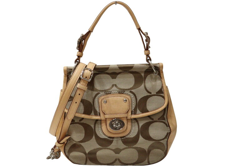 楽天市場】【ショルダーストラップ】COACH コーチ シグネチャー2WAY 