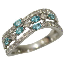 【ポリッシュ済み】Pt900　プラチナ　ウェーブデザイン リング　ダイヤモンド　0.67ct　0.31ct　5.9g　12.5号　豪華　ゴージャス　指輪　ジュエリー　プレゼント包装可　ギフト【中古】松前R56号店