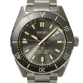 【内外箱・替えベルト・販売証明書あり】SEIKO　セイコー　プロスペックス　SBDC199　自動巻き　パワーリザーブ　ブラウン系文字盤　300m防水　日付表示　デイト　ステンレス　SS　メンズ　人気　シンプル　腕時計　ウォッチ　プレゼント包装　ギフト【中古】松前R56号店