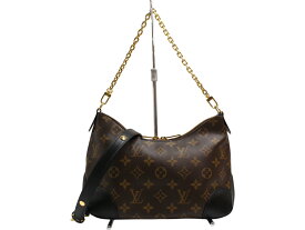 【ショルダーストラップ・布袋あり】LOUIS VUITTON　ルイ・ヴィトン　ブーローニュPM　M45831　ショルダーバッグ　肩掛け　モノグラム・キャンバス　ブラウン系　チェーン　ゴールド金具　レディース　LV　シンプル　ギフト　プレゼント包装可【中古】松山久万ノ台店