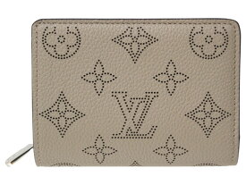 【箱あり】LOUIS VUITTON　ルイ・ヴィトン　ポルトフォイユ・クレア　M80817　IC　モノグラム・マヒナ　レザー　グレージュ系　コンパクト財布　ミニ財布　レディース　ウィメンズ　ユニセックス　定番　人気　ギフト　プレゼント包装可【中古】松前R56号店
