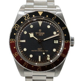 【ポリッシュ済み】TUDOR　チューダー　ブラックベイ58GMT　7939G1A0NRU　自動巻き　デイト　日付表示　パワーリザーブ　ブラック×レッド　ステンレス　200m防水　メンズ　紳士　腕時計　ウォッチ　プレゼント包装　ギフト【中古】松山朝生田店
